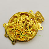 Cierre de caja / Modelo 10 / Color dorado / 3 vías / 30mm x 24mm