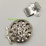 Cierre de caja / Modelo 10 / Color plata / 3 vías / 30mm x 24mm