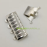 Cierre de caja / Modelo 4 / Color plata / 4 vías / 26mm x 15mm