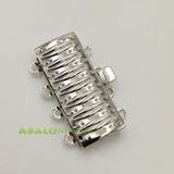 Cierre de caja / Modelo 4 / Color plata / 4 vías / 26mm x 15mm