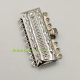 Cierre de caja / Modelo 5 / Color plata / 8 vías / 26mm x 15mm
