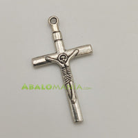 Crucifijo / Modelo 12 / Color plata / Reversible / 35mm x 20mm